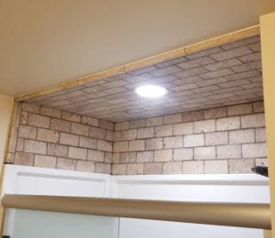 tiling over shower stall