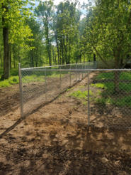chain link fence for yard